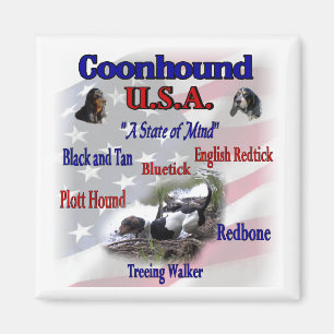 Coonhound Varieties Gifts Magnet