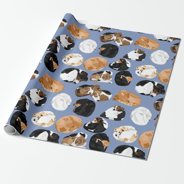 Cooniecurl Wrapping Paper (Unrolled)