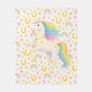 Cooper & Cody Best-Friend Horses Fleece Throw Blanket