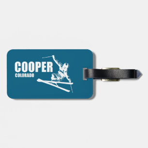 Cooper Colorado Skier Luggage Tag
