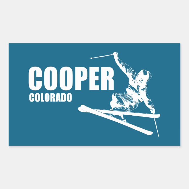 Cooper Colorado Skier Sticker (Front)