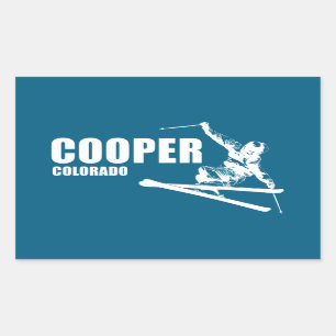 Cooper Colorado Skier Sticker
