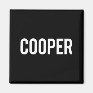 Cooper - Cool New Funny Name Fan Gift Tee Magnet