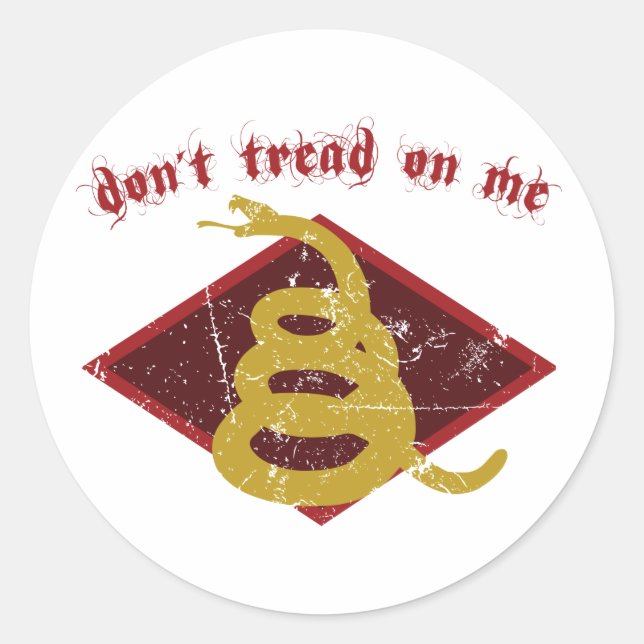 Cooper DTOM Snake Classic Round Sticker (Front)