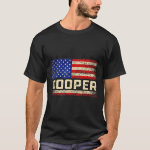 Cooper Last Name Shirt Cooper Name American Flag