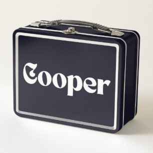 Cooper metal lunch box