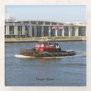 Cooper Moran glass coaster