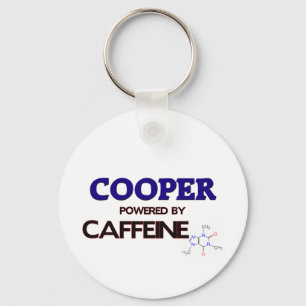 Cooper Powered by caffeine Keychain