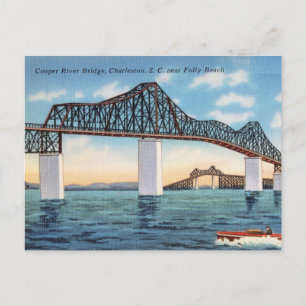 Cooper River Bridge, Charleston, South Carolina Postcard