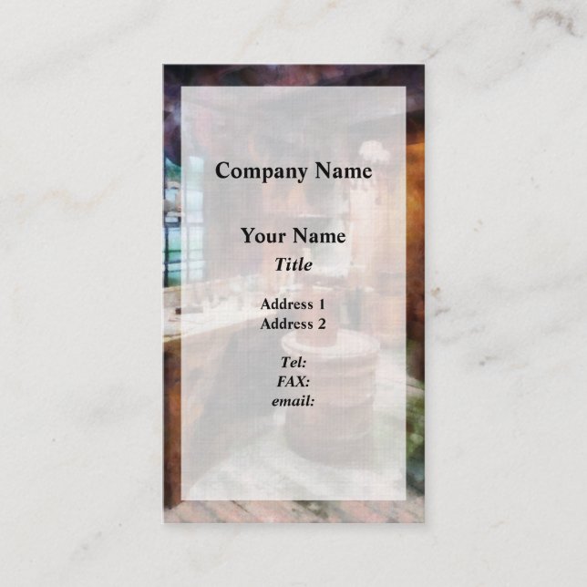 Cooper Shop Business Card (Front)