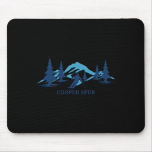 Cooper Spur Oregon Ski Resort Skiing Skier  Mouse Pad