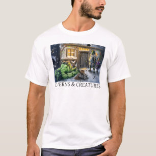 Coopers Christmas Carol Caverns Creatures T-Shirt