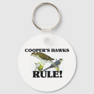 COOPER'S HAWKS Rule! Keychain