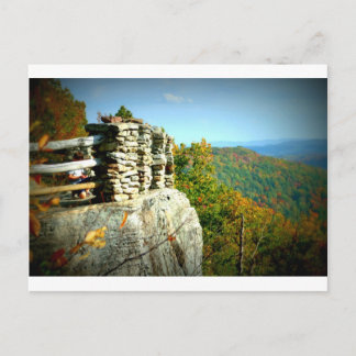 Coopers Rock overlook in Fall. West Virginia Postcard