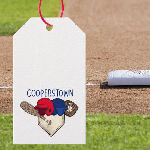 Cooperstown Baseball  Gift Tags
