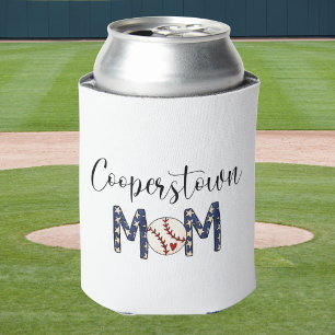 Cooperstown Baseball Mom / Mom Squad Favour Can Cooler