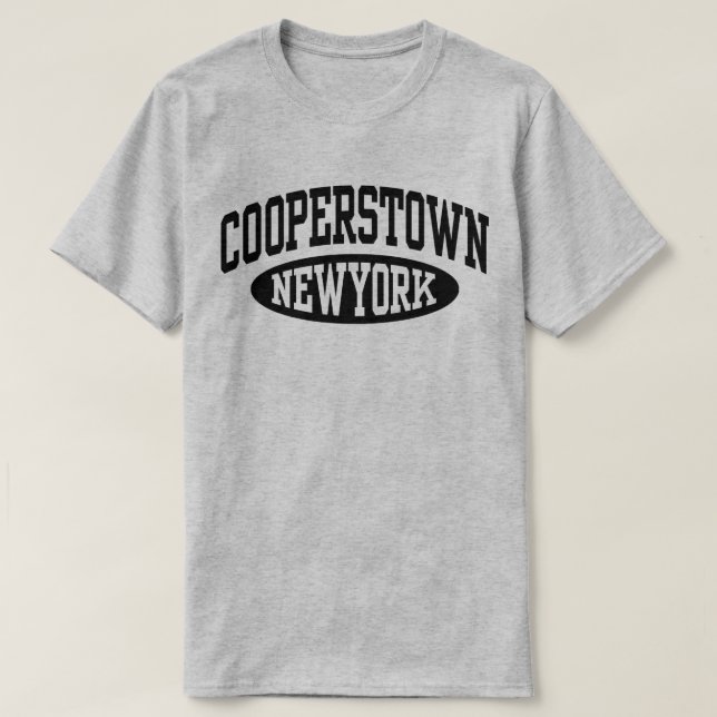 Cooperstown New York T-Shirt (Design Front)