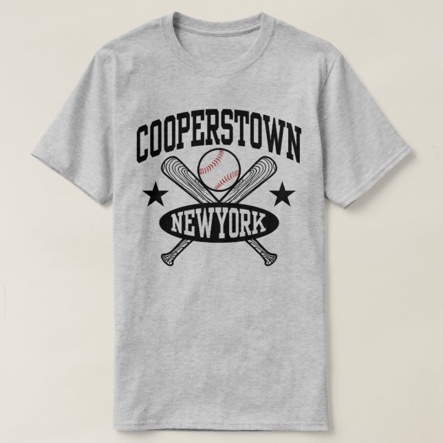 Cooperstown New York t-shirt (Design Front)