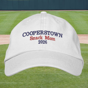 Cooperstown Snack Mom Hat Funny Baseball Mom