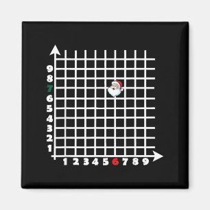 Coordinate (6,7) Funny Math Teacher 67 Math Christ Magnet