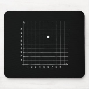 Coordinate (6,7) Funny Math Teacher 67 Math Lover Mouse Pad