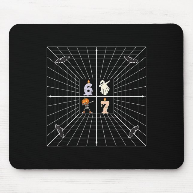 Coordinate 6 7 Funny Math Teacher Meme Science Hal Mouse Pad (Front)