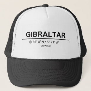 Coordinates Gibraltar Trucker Hat