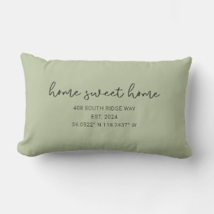 Coordinates home sweet home housewarming Throw Lumbar Pillow