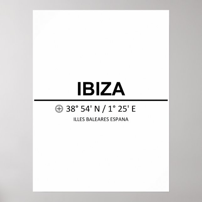 Coordinates Ibiza Poster (Front)