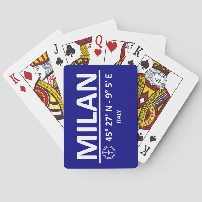 Coordinates Milan Playing Cards (Back)