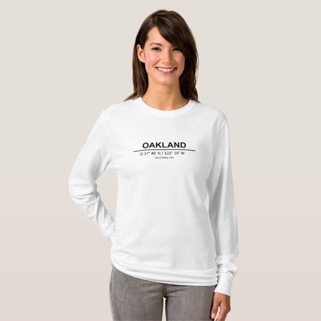 Coordinates Oakland T-Shirt (Front Full)