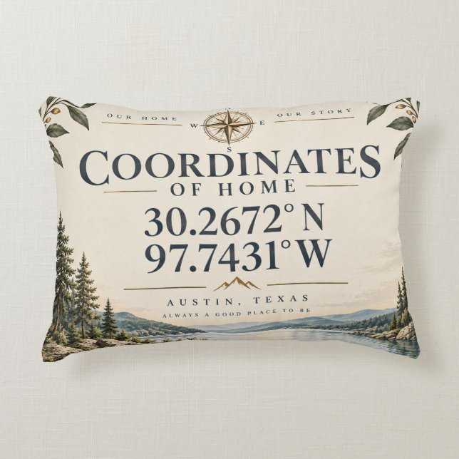 Coordinates of Home Keepsake Accent Pillow (Front)