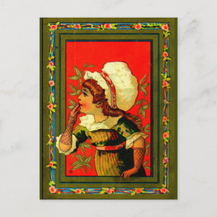 Coordinates of style 1885 postcard