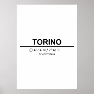 Coordinates Torino Poster