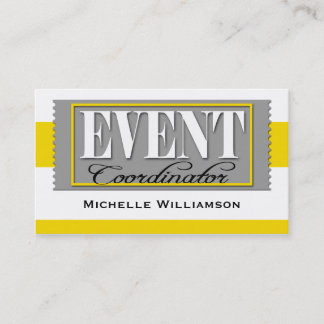 Coordinateur de l'événement Billetterie Cartes de 