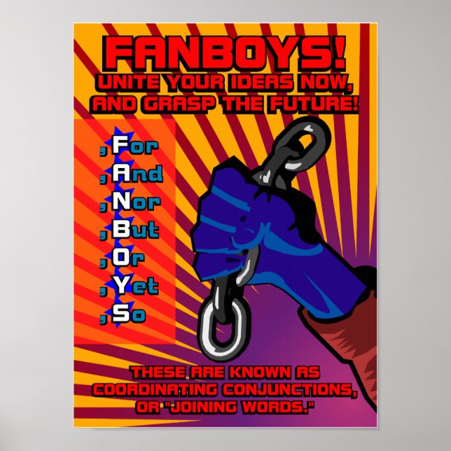 Coordinating Conjunctions Poster (Front)