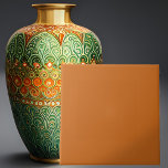Coordinating Solid Orange Tile<br><div class="desc">This warm plain orange tile is fully customizable, and makes an attractive background for your text and images.</div>