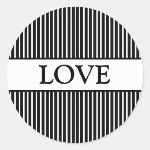 Coordinating Striped Envelope Seals