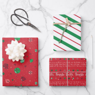 Coordination du papier de Noël