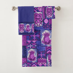 Coordonnée hawaïenne de Tapa de Pomaika'i Tiki -