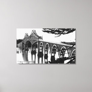 Coos Bay Bridge PhotographNorth Bend, OR Canvas Print
