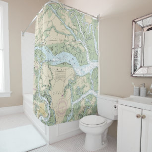 Coosaw and Broad Rivers Nautical Chart 11519