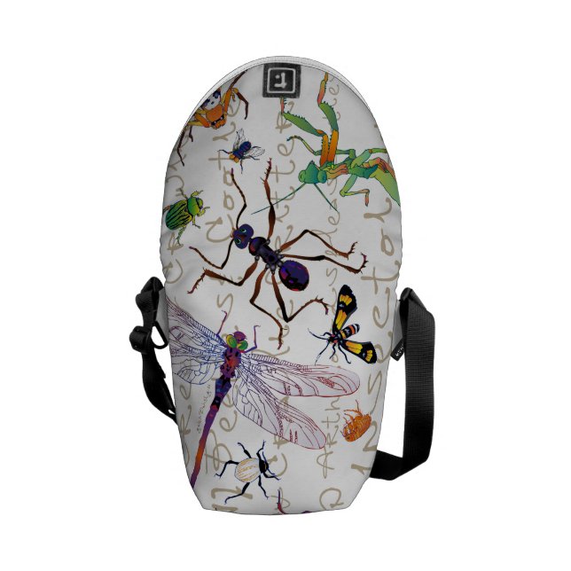 'Cooties' Courier Bag (Back Open)