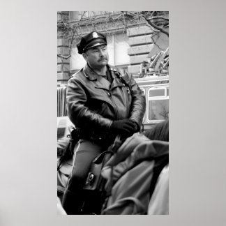 Cop on Horseback, San Francisco Poster