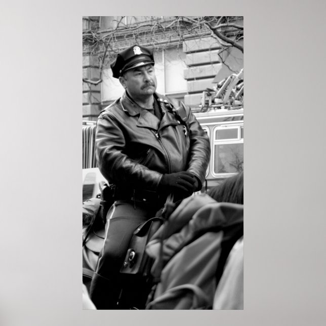 Cop on Horseback, San Francisco Poster (Front)
