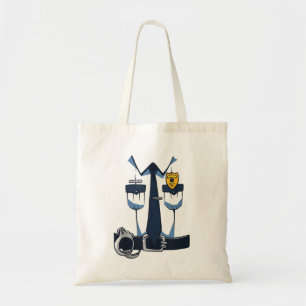 Cop Trick or Treat Police Officer Simple Halloween Tote Bag