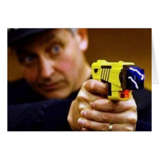 Cop With A Taser Gun