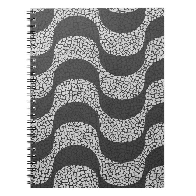 Copacabana Beach Boardwalk Notebook (Front)