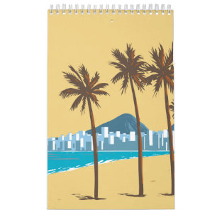 Copacabana beach calendar