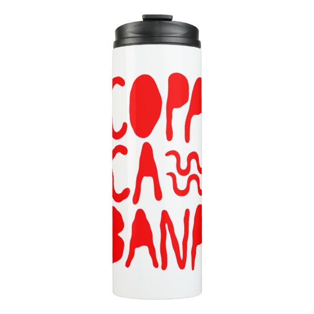 Copacabana Beach Thermal Tumbler (Front)